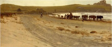 Recolección de algas Albert Bierstadt Pinturas al óleo
